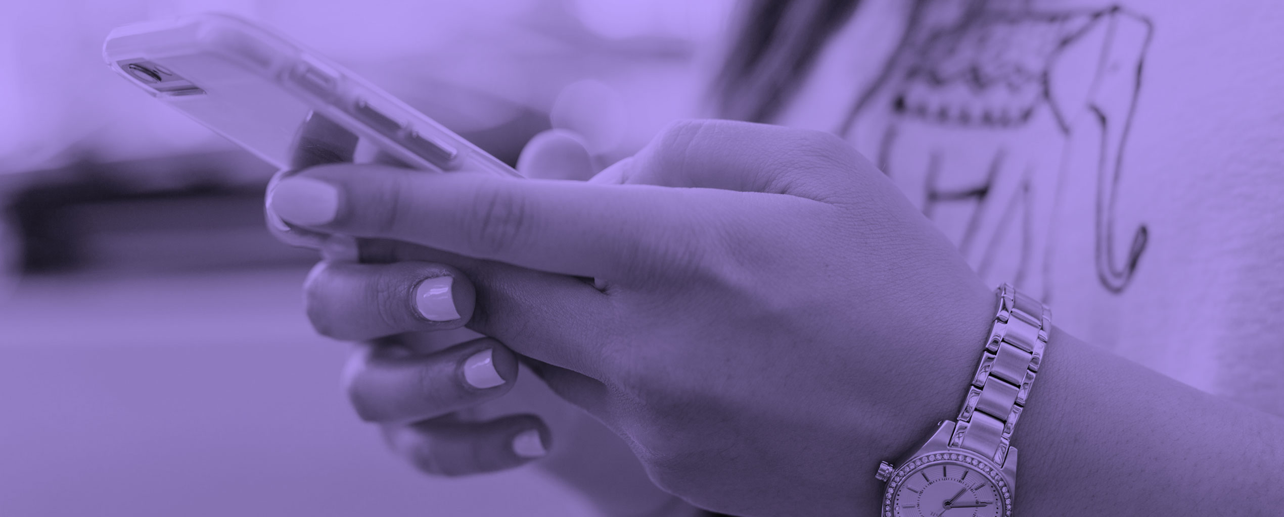 Unsplash image of woman using her iPhone.